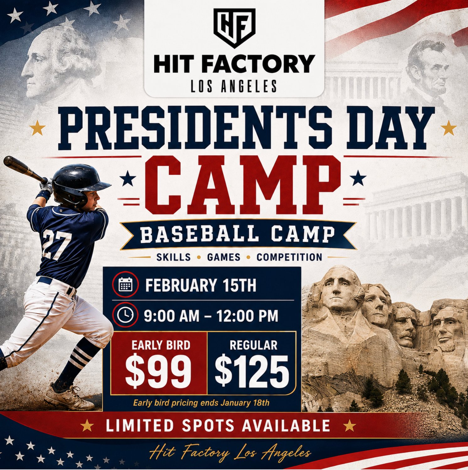 Presidents Day Camp 2027